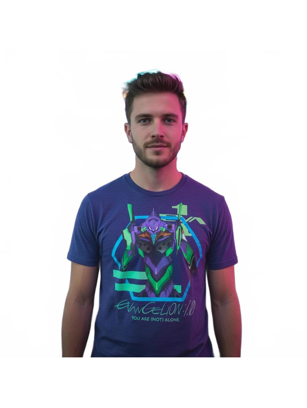 T-Shirt / Evangelion 1.0 / You are (Not) alone / 2XL / Purple / New